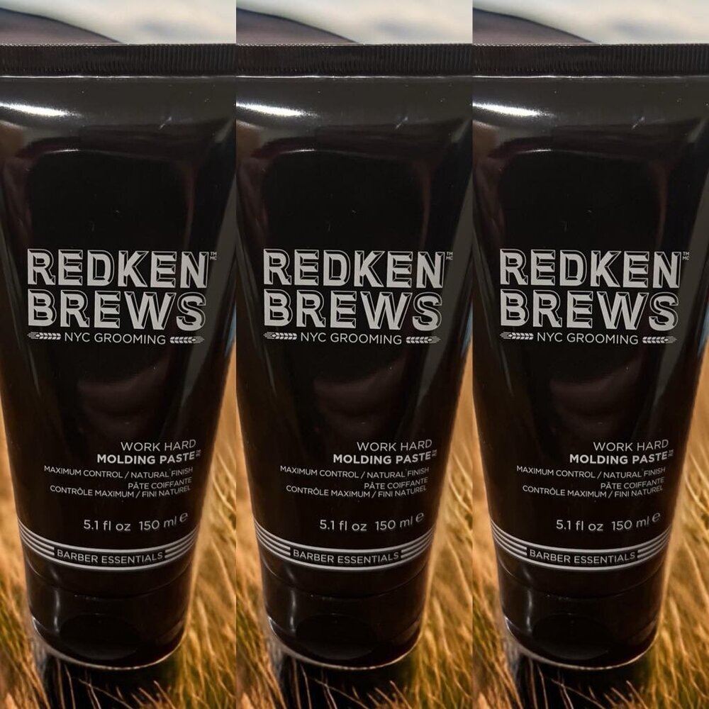 Redken Brews Work Hard Molding Paste 5.1 oz_ 3 units